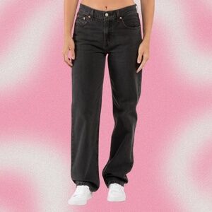 Levi’s Low Pro Straight Jeans | Black Wash | Size 27